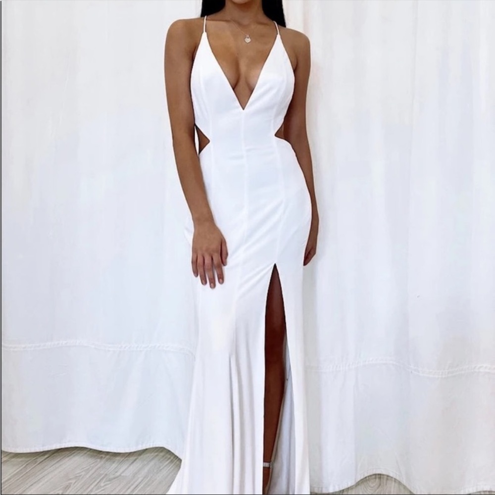 Fame and partners Nikita ivory dress new 4